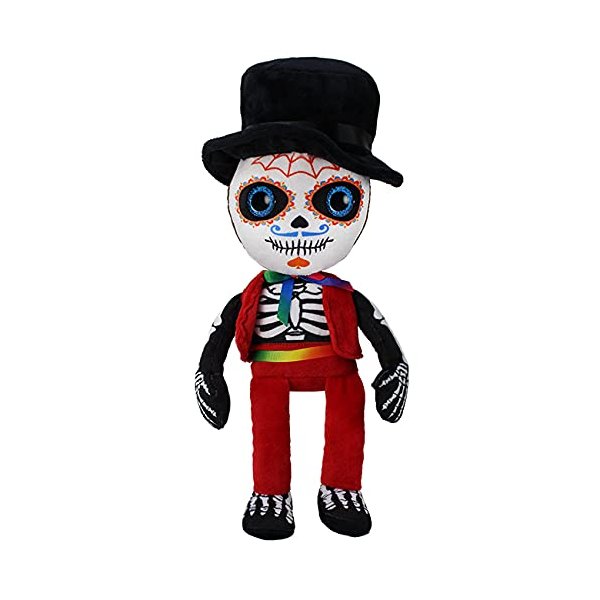 WISHPETS XOXO Day of The Dead Doll Stuffed Plush Toy, Boy 11"