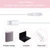 Women Shaver USB Charging Cable Compatible with Finishing Touch Flawless Body Rechargeable Ladies Shaver Women Electric Trimmer 5V Power Cord Ladies Shaver Charger Cord White with Clean Brush 2pcs