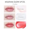 VIDIVICI Millennial Lip Oil #01 Luv Me Clear - Non-Sticky Dewy Gloss for Moisturized & Voluminous Lips - Overnight Lip Masks & Lip Sleeping Mask for Day & Night Use, 0.12 fl.oz.