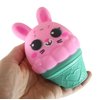 1 Bunny Ice Cream Cone - Soft Creamy Doh Filled Squeeze Stress Balls - Sensory Easter Toy (Random Color)