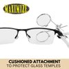 MAXIMIZE Double Loupe Clip On to Eyeglass Frames | Magnification 3X Each & 6X Combined Power | Built for Jewelry Repair, Watchmaking, Electronics Repair, and Steampunks