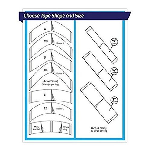 No-Shine Hair System Tape (AA Contour)