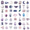 150PCS Midnight Magic Moon Stickers,Fantasy Aesthetic Stickers for Water Bottles,Waterproof Vinyl Stickers for Laptop,Computer,Phone,Scrapbooks,Guitar