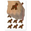 Miniature Schnauzer Dog with Heart Temporary Tattoo Water Resistant Fake Body Art Set Collection - 54 1" Tattoos (1 Sheet)