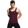 GKVK Mens Slimming Body Shaper Vest Shirt Abs Abdomen Slim, Purple, L(chest size 96cm-101cm/38inches-40inches)