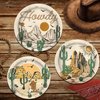 NUTTYBASH 60 Pcs Western Cowboy Paper Plates, Rodeo Theme Birthday Party Decorations Cowboy Party Supplies for Wild West Cowboy Rodeo Baby Shower Party Supplies