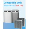 BBT BAMBOOST 5400 ComboFilter Compatible with Blueair DustMagnet 5400 Series, 5410i, 5440i Air Purifier, 2-in-1 HEPA Dustmagnet 5400 ComboFilter, 2 Pack