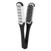 Hair Straightening Comb, Double Sided Brush Clamp Straightener Comb Professional Hair Styling Tool for Smoothing and Straight Hair