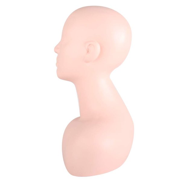 Multi Function Massage Makeup Practice Soft Mannequin Head Model Wig Hat Display