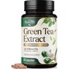 PureTea Green Tea Extract Pills 1000mg with EGCG - 98% Standardized Polyphenols - 3X Absorption Green Tea Capsules for Natural Energy - Heart Support with Antioxidants, Gentle Caffeine - 60 Capsules