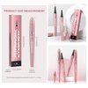 Eyebrow Pencil, 3D Microblade Eyebrow Pen,Smudge-Proof Portable Microblading Eyebrow Pencil,Eye Makeup Long-Lasting Waterproof To Create Exquisite Natural Eyebrow Hair for Women(Dark Brown)