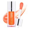 REWLKP Hydrating Lip Glow Oil, Plumping Lip Gloss, No-Sticky Transparent Moisturizing Lip Balm, Natural Lip Plumper Gloss Make Lips Fuller and Moisturizing - Coral