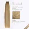 Lacer Best Tape in Hair Extensions Human Hair 14 Inch Color Chocolate Brown to Light Golden Brown Silky Straight Double Sided Seamless Skin Weft Hair Extensions Tape in for Woman 50g 20pcs