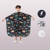 PERFEHAIR Kids Hair Cutting Cape, Cute Cars Pattern, Barber Haircut Cape Cover for Children, Baby, Toddler, Boys Salon Hair Cut Capes