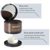 Instantly Hairline Shadow - SEVICH Hairline Powder, Quick Cover Grey Hair Root Concealer, Eyebrows & Beard Line, Hair Root Touch Up for Thinning Grey Hairline, Windproof&Sweatproof, Light Brown