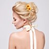 24 Pieces Sunflower Hair Pins for Women Sunflower Hair Clips Daisy Clips Daisy Flower Pin Bridal Wedding Accessories for Women Bridesmaids Wedding(Yellow)