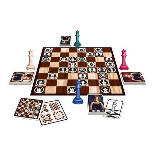 Mixlore The Queen's Gambit The Board Game | Strategy Game Based on The Hit Netflix Series | Fun Game for Adults and Teens | Ages 12 and Up | 2-4 Players | Average Playtime 15 Minutes | Made by Mixlore