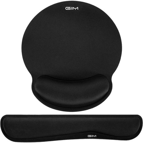 Ergonomic Keyboard Wrist Rest and Mouse Pad with Wrist Support, GIM Memory Foam Mouse Cushion Anti-Slip Computer Wrist Rest Pad for Comfortable Typing Wrist Pain Relief (Keyboard Wrist Rest)
