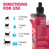 Liquid Iron Supplement for Cats & Dogs B12 + B-Complex + Probiotics Liquid Iron Vitamin Drops for Anemia & Low Energy Promotes Red Blood Cell Health All Ages & Breeds Bacon Flavor 4 oz