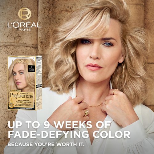 L'Oreal Paris Superior Preference Fade-Defying + Shine Permanent Hair Color, 4 Dark Brown, Pack of 1, Hair Dye