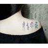 Oottati 15 Sheets Small Cute Hand WristTemporary Tattoo Stickers Watercolor Purple Lavender Violet Flower Tiny Floral For Women Girls