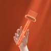 Orange Hair Brush Cleaning Tool,Comb Cleaning Brush Brush Cleaner Mini Hair Brush Remover for Removing Hair Dust Home and Salon Use Orange Styling Tools and Appliances