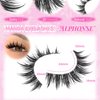 Manga Lashes Wispy False Eyelashes 3D Natural Eye Lashes Spiky Fake Lashes Anime Lashes Natural Look Chinese Makeup Lashes Pack by ALPHONSE
