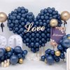 Navy Blue Balloons Latex Balloon 5 10 12 18inch Different Sizes 103pcs Matte Night Blue Dark Blue Balloon Kit for Kids Birthday Party Decoration Under Sea Baby Shower Wedding Jungle Safari