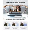 Cyxus Blue Light Glasses for Women, Blue Light Blocking Eyeglasses for Women, Round Computer Eyewear Anti Eye Strain Glasses