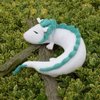 Anime Neck Pillow White Dragon Plush Doll Toy Kids Travel Neck Pillow, Cute Haku Plush for Chrismas Birthday Gift