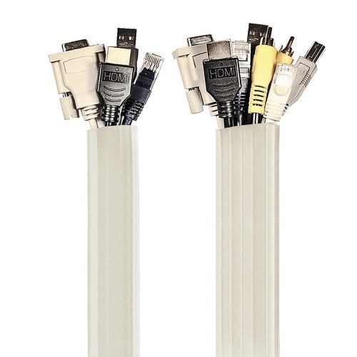 UT Wire 12' Flexi Cable Wrap, White (UTW-FCW12-WH)