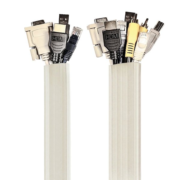 UT Wire 12' Flexi Cable Wrap, White (UTW-FCW12-WH)