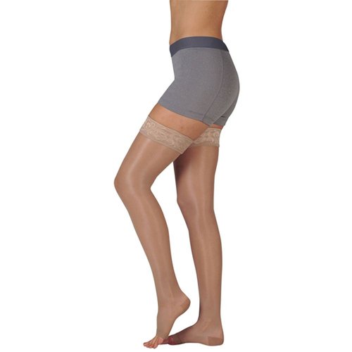 Juzo 2100 15-20 mmHg Sheer Short Knee High Stockings w/OT-Size II-BGE