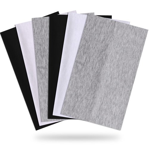 YONUF Wide Headbands for Women Stretchy Headband Workout Head Bands for Women's Hair Band Non Slip Black White Gray Head Wrap 6 Pack