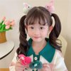 10 PCS Cute Stuffed Bunny Hair Clips Elastic Plush Animal Rabbit Scrunchies Bunny Ponytail Holders Hair Band Hair Accessories for Women Girls