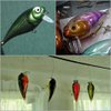 wLure 10 Blank Unpainted Crankbait Wide Wobble Surface Walking Bait Fishing Lures with Free Eyes UPC655