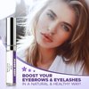 Lush Brow Eyebrow & Eyelash Rapid Growth Serum with Growth Peptides, Dermatologist Developed Eyelash Serum to Grow Lashes, Brow & Lash Enhancing Serum to Grow Fuller Eyelashes & Eyebrows, .16 oz/5ml