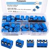 Tnisesm/70pcs 2 Pin & 3 Pin 5mm/0.2inch Pitch PCB Mount Screw Terminal Block Connector (Can be Spliced) TN-T03B