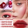 3 Colors Lip Tint Stain Set,Mini Velvet Lip Tint Watery Lip Stain Long Lasting Waterproof Moisturizing Lip & Cheek Tint,Hydrating,Natural Glossy Liquid Lipstick Lip Gloss Kits for Women(Set 02,03,04)