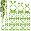 Wall Plant Clips for Climbing Plants - 110Pcs Plant Support Clips Reusable Climbing Plant Wall Clips for Plant Vines - 3 Sizes Garden Clips for Plants Self Adhesive Plant Training Clips for Wall