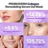 BIOHEAL BOH PROBIODERM™ Collagen Remodeling Serum Gel Mask (6ea X 34g) | Hydrogel Mask with Collagen Capsules for Firmness & Pore Refinement | Hydrating Facial Mask for Smoother Skin