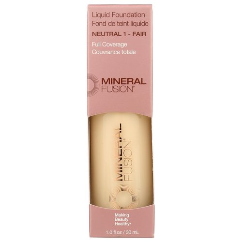 MINERAL FUSION Neutral 1 Liquid Foundation, 1 FZ