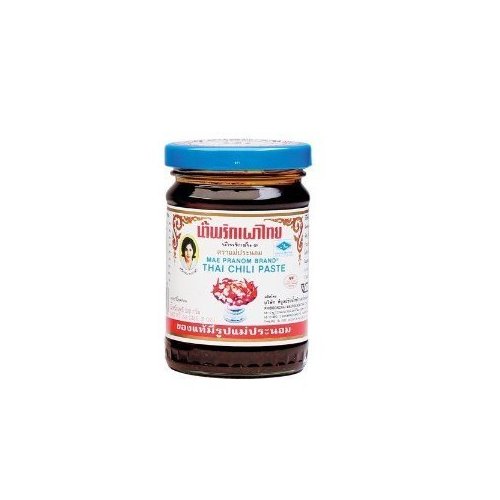 Mae Pranom Thai Chili Paste 8oz. (M) Thai Food Cooking Product of Thailand