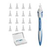 Smart Swab - Spiral Ear Cleanser - Earwax Remover Tool - 16 Replaceable Tips - Safe & Pain Free - Reusable Earwax Removal Kit - Soft & Gentle Ear Cleaning