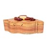 Frog on Lily pad - All Natural Wood Intarsia Puzzle Box - Handcrafted with Secret Compartment