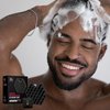 The Man Silicone Scalp Massager & Hook - Head Massager & Hair Brush for Men - Scalp Scrubber Exfoliator for Washing Hair - Reduces Dandruff & Stimulates Hair Growth - Men Shower Hair Brush (1 Set)