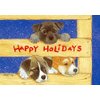 Pipsqueak Akita Christmas Cards : 10 Holiday Cards with Red Envelopes - ADORABLE!
