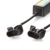 Pair Of H13 9008 Decoder CAN-BUS EMC Warning Error Free Warning Canceller Capacitor Anti Flicker Resistor harness for LED Headlight Systems