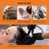 Natural Hair Dye Shampoo 4 in 1 for Gray Hair Coverage for Women & Men, Long Lasting Hair Color Shampoo Champu Para Canas, Herbal Ingredients Plant (Black)