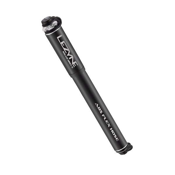 LEZYNE Road Drive HP Hand Pump, 160psi, Black, Bike, Includes ABS Speed Flex Hose (Presta Valve)